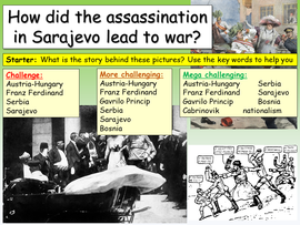 How did the assassination of Franz Ferdinand spark World War One?