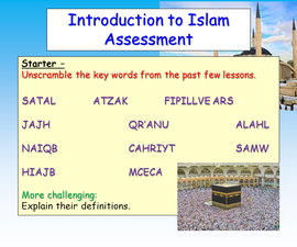 Islam Assessment KS3