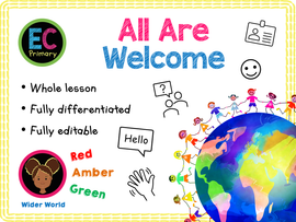 Welcoming Everyone (Diversity / Inclusion) - KS1 - Year 1
