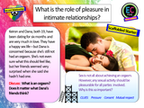 Pleasure in intimate relationships (orgasm and masturbation) PSHE Lesson