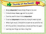 New! Independence - EYFS/Reception