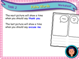 Polite words - KS1 - Year 1