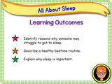 The Importance of Sleep - KS1/Year 2