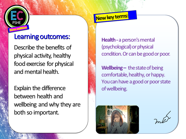 Health and Wellbeing introduction PSHE Lesson – EC Publishing