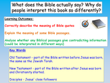 The Bible and Interpretations - RE