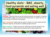 Healthy Eating, Obesity, BMI and Food Groups