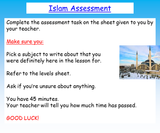 Islam Assessment KS3