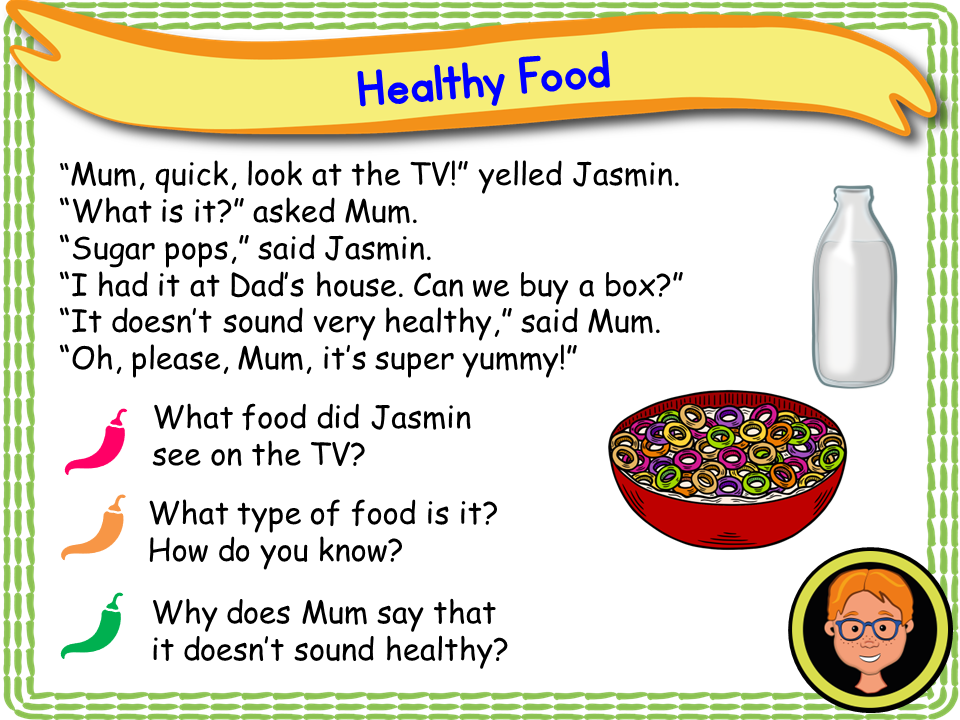 Healthy Food KS1 Year 1 EC Publishing
