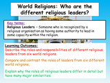 World Religions - Religious Leaders Lesson