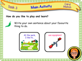 How We Play and Learn - KS1 - Year 1