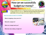 Budgeting our money - income and outgoings PSHE lesson