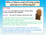 Cost of Living - Money, Inflation and Finance PSHE
