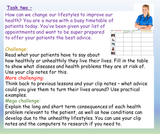 Healthy Living + Lifestyles PSHE Lesson