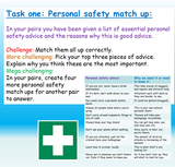 First Aid and Personal Safety