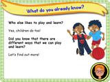 How We Play and Learn - KS1 - Year 1