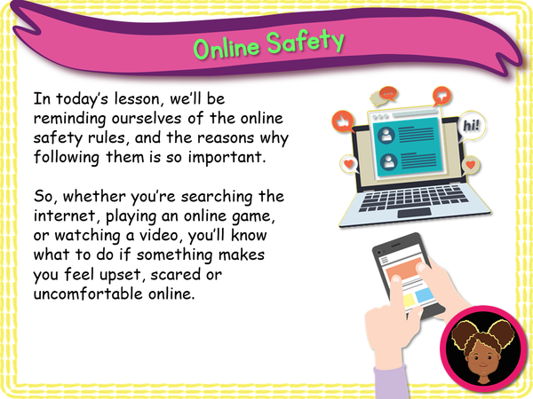 Staying Safe Online - KS1/Year 2 – EC Publishing