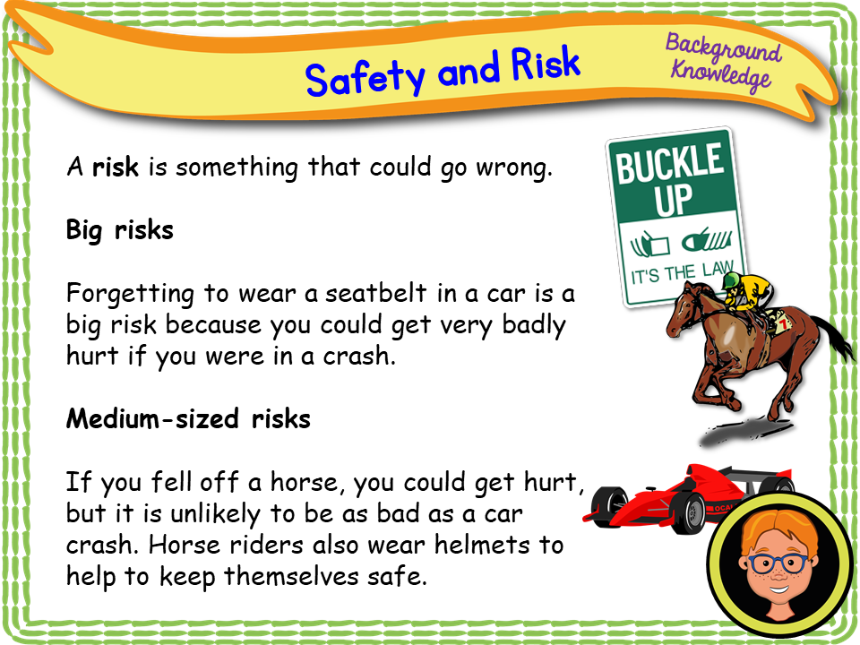 Risk in Everyday Situations and Different Environments KS1/Year 2 – EC ...
