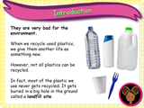 Plastic and Pollution - KS1 - Year 1