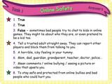 Staying Safe Online - KS1/Year 2