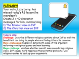 Religion and IVF Lesson