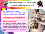 Celebrating Masculinity PSHE Lesson