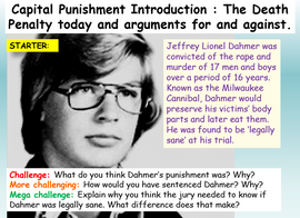 The Death Penalty / Capital Punishment