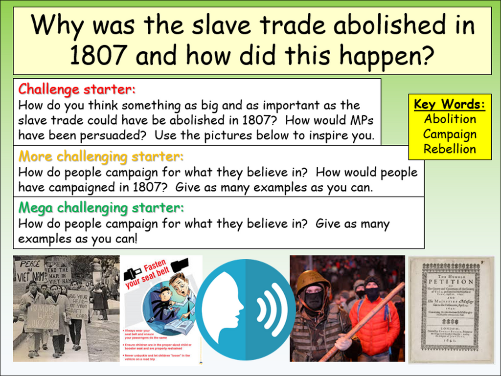 The British Abolition of Slavery