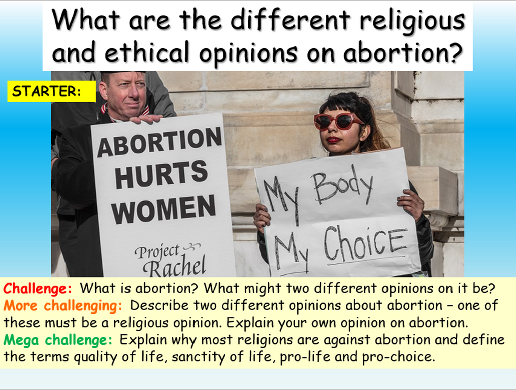 Abortion - the arguments for and against