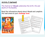 Buddha and Wesak - Buddhism Introduction RE