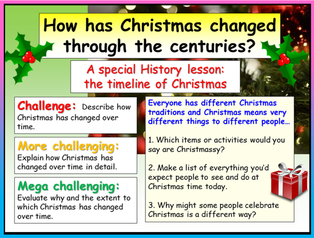 Christmas History Lesson