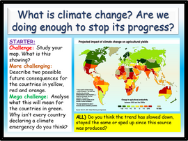 Climate Change Lesson