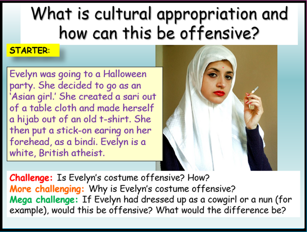 Cultural Appropriation PSHE Lesson