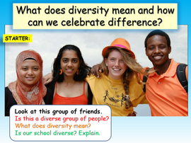 Diversity - British Values Lesson KS3 (Lower ability & SEN)