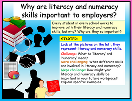 Careers + Employability - Literacy and Numeracy Skills