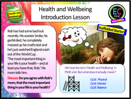 Health and Wellbeing introduction PSHE Lesson