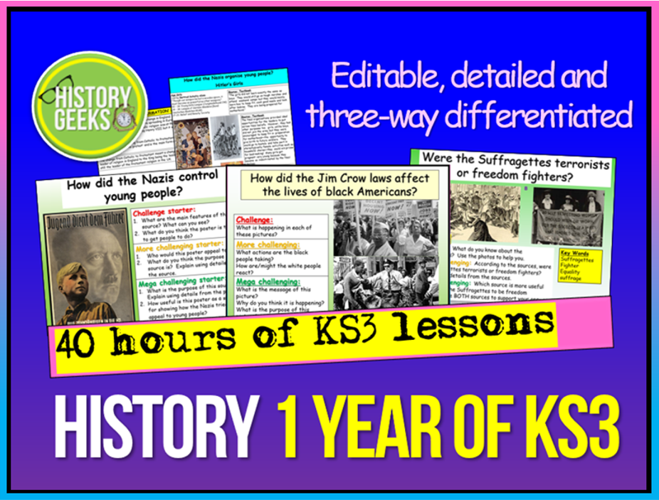 1 Year of KS3 History