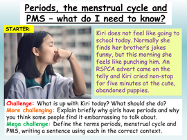 Periods and Menstruation - Puberty PSHE