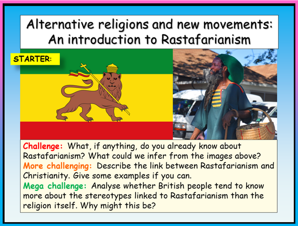 Alternative Religions RE - Rastafarianism