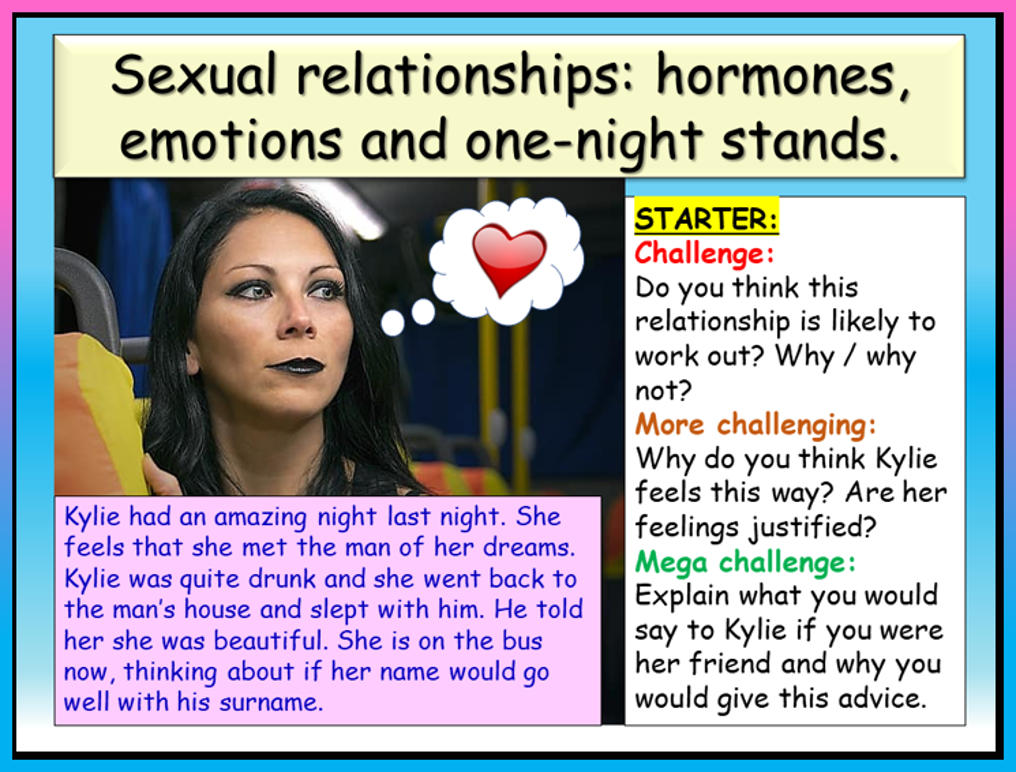 Sex, Relationships, Emotions and Hormones