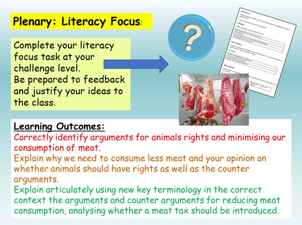 Animal Rights Lesson – EC Publishing