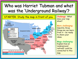 Black History - Harriet Tubman and the Underground Railroad